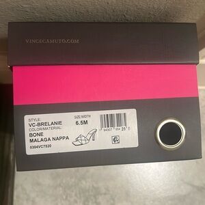 VINCE CAMUTO Brelanie Braided Strap Sandal size 6.5M Bone color